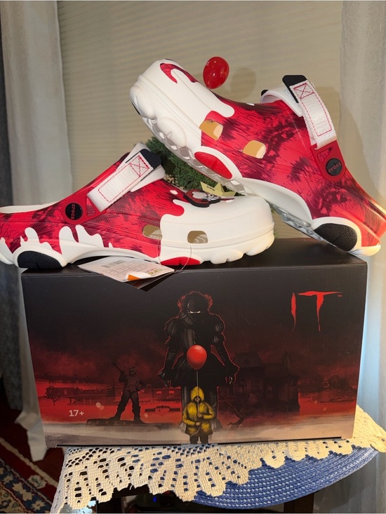 CROCS Other - Crocs IT Pennywise All-terrain Clogs. Horror Movie Collector